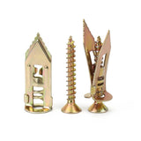 100PCS Self-Drilling Anchors Screws Percussion Expansion Kit -12x30mm/12x40mm - 12x40mm - 45-Degree Angle