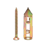 100PCS Self-Drilling Anchors Screws Percussion Expansion Kit -12x30mm/12x40mm - 12x40mm - Close-Up Angle