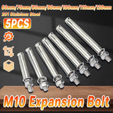 M10 Stainless Steel Hex Head Expansion Anchor Bolts Heavy Duty Screws - M10*100