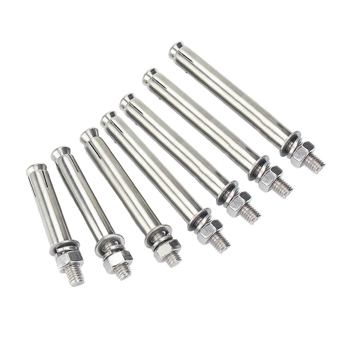 M10 Stainless Steel Hex Head Expansion Anchor Bolts Heavy Duty Screws - M10*100