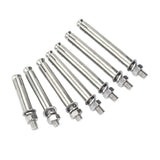 M10 Stainless Steel Hex Head Expansion Anchor Bolts Heavy Duty Screws - M10*100 - Front View