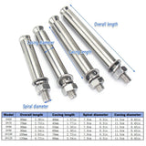 M8 Stainless Steel Expansion Anchor Bolts Heavy Duty Hex Head Screws - M8*80