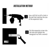 M8 Stainless Steel Expansion Anchor Bolts Heavy Duty Hex Head Screws - M8*80 - Top-Down View