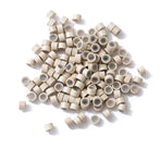 Hair Extension Micro Rings Beads 200 Silicone Lined Microbeads 5Mm X 3Mm Links