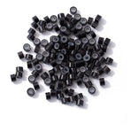 Hair Extension Micro Rings Beads 200 Silicone Lined Microbeads 5Mm X 3Mm Links