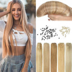 Hair Extension Micro Rings Beads 200 Silicone Lined Microbeads 5Mm X 3Mm Links