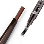 Waterproof Eyebrow Pencil Eye Brow Eyeliner Pen With Brush Makeup Cosmetic Tool - Grey