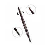 Waterproof Eyebrow Pencil Eye Brow Eyeliner Pen With Brush Makeup Cosmetic Tool - Grey