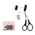 3Pcs/Set Eyebrow Trimming Eyelash Brush Folding Tweezers Portable Makeup Tools