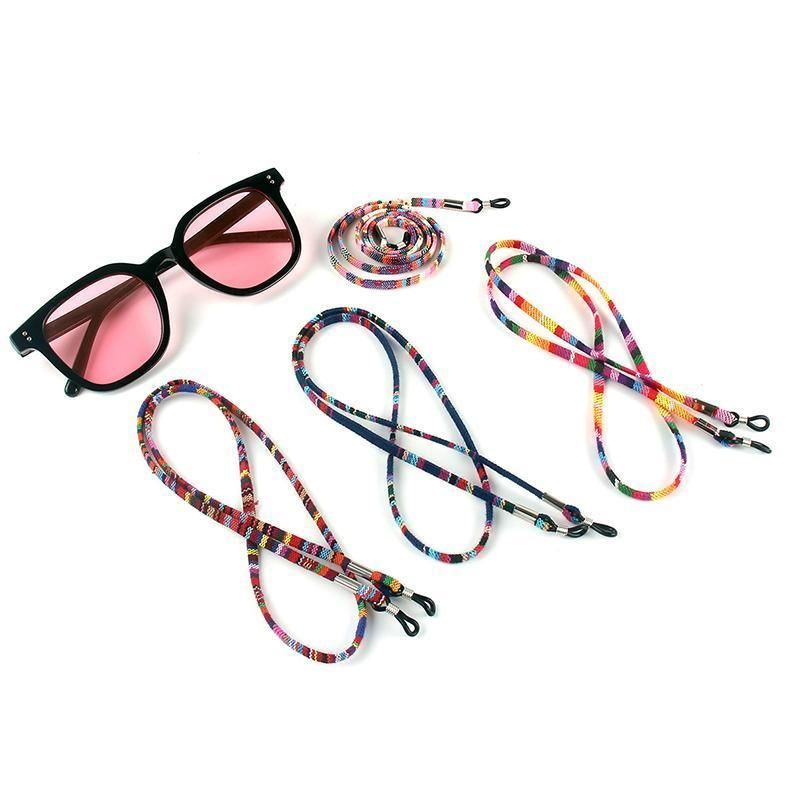 5 PCS Colorful Sunglasses Strap Eyeglass Chain Reading Glasses Holder Neck Cord