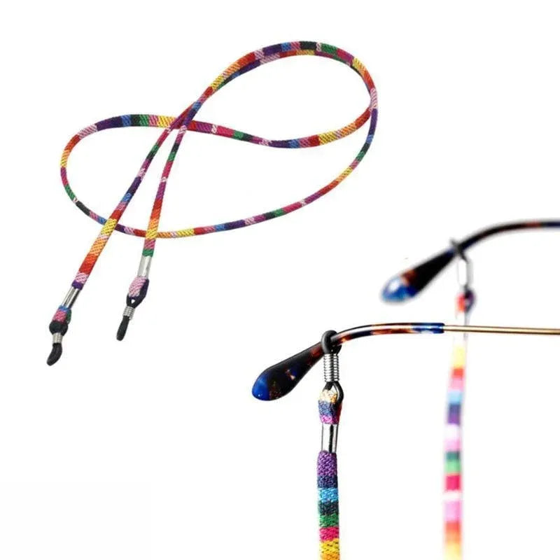 5 PCS Colorful Sunglasses Strap Eyeglass Chain Reading Glasses Holder Neck Cord