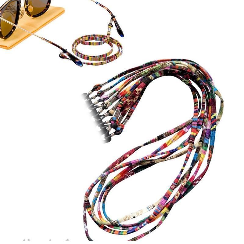 5 PCS Colorful Sunglasses Strap Eyeglass Chain Reading Glasses Holder Neck Cord