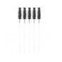 50X Disposable Mascara Wands Eyelash Brushes Applicator Lash Extension Brush - Black+Clear