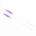 50X Disposable Mascara Wands Eyelash Brushes Applicator Lash Extension Brush - Purple+Clear
