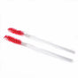 50X Disposable Mascara Wands Eyelash Brushes Applicator Lash Extension Brush - Red+Clear