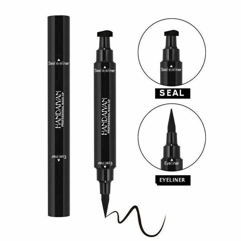 Winged Eyeliner Stamp Waterproof Makeup Eye Liner Pencil Black Liquid Au Stock