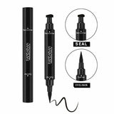 Winged Eyeliner Stamp Waterproof Makeup Eye Liner Pencil Black Liquid Au Stock - Low Angle