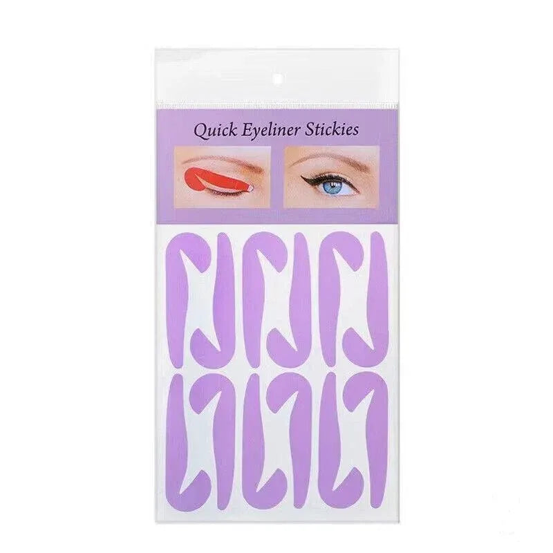 Eyeliner Eyeshadow Stencil Set Eye Makeup Fox Template Non-Woven 12 Styles Cards - A (2PCS)