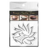 Eyeliner Eyeshadow Stencil Set Eye Makeup Fox Template Non-Woven 12 Styles Cards - A (2PCS) - Side View