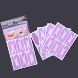 Eyeliner Eyeshadow Stencil Set Eye Makeup Fox Template Non-Woven 12 Styles Cards - A (2PCS) - Low Angle