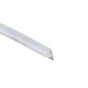 Transparent Silicone Seal Strip in F Shape for Glass Doors Windows - 1cm x 100cm