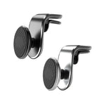Universal Car Phone Holder Mini 360 Degree Rotating Air Vent Mount Clip Stand - Black