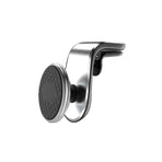 Universal Car Phone Holder Mini 360 Degree Rotating Air Vent Mount Clip Stand - Silver