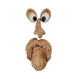 Old Man Tree Hugger Garden Peeker Yard Outdoor Sculpture Whimsical Face Decor - B - Rear View