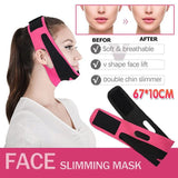 Face V Line Slimming Strap Chin Lifting Mask Belt for Daily Use - Side View