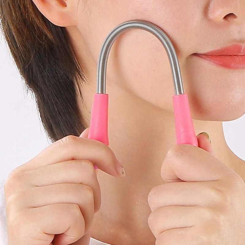 5X Hair Epilator Threading Facial Remover Roller Spring Face Smooth Tool Beauty