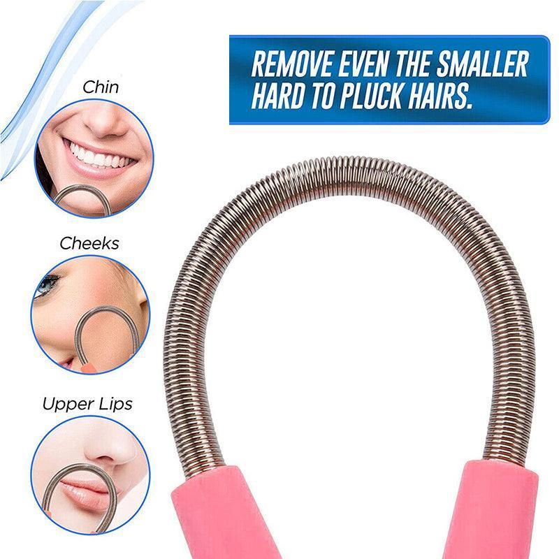 5X Hair Epilator Threading Facial Remover Roller Spring Face Smooth Tool Beauty