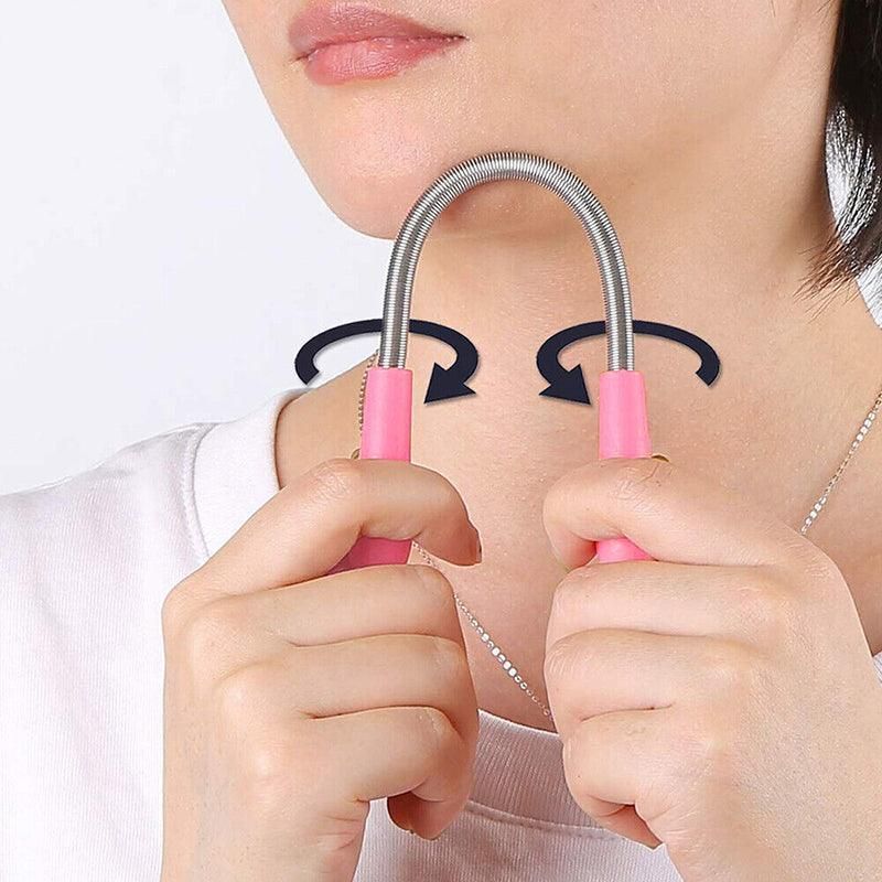 5X Hair Epilator Threading Facial Remover Roller Spring Face Smooth Tool Beauty