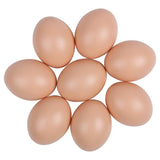Plastic Painting Eggs DIY Toy Fake Eggs Colourful Drawing Craft Durable Egg - 6PCS