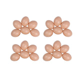 Plastic Painting Eggs DIY Toy Fake Eggs Colourful Drawing Craft Durable Egg - 6PCS