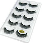 5 Pairs 3D Natural Thick False Fake Eyelashes Eye Lashes Mink Makeup Extension - G803