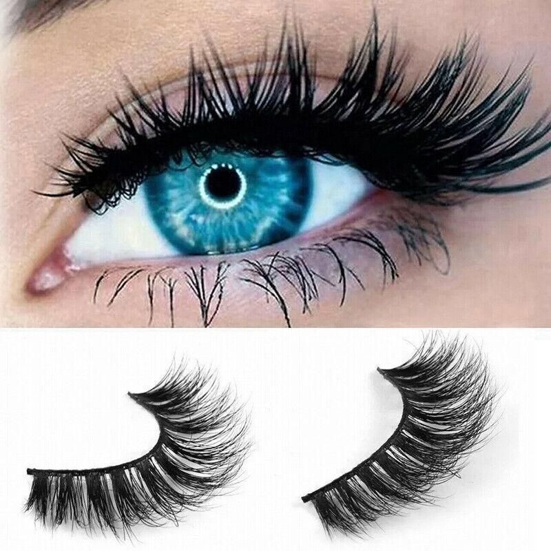 5 Pairs 3D Natural Thick False Fake Eyelashes Eye Lashes Mink Makeup Extension - G803