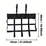 Hanging Stable Fan Bag Portable Durable for Barn Horse Stall Cover - Side View