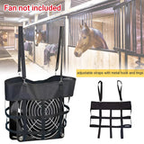 Hanging Stable Fan Bag Portable Durable for Barn Horse Stall Cover - Top-Down View