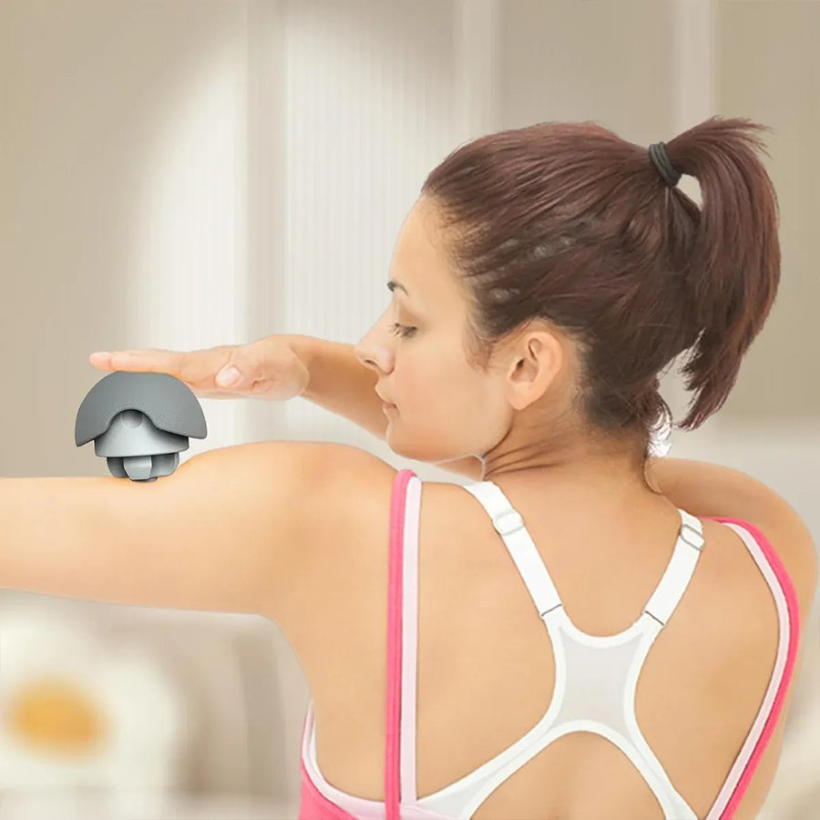 Multifunctional Massage Ball for Deep Tissue Muscle Recovery and Relaxation - Grey