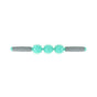 Massage Exercise Roller Yoga Stick for Muscle Fitness Home Gym - Green