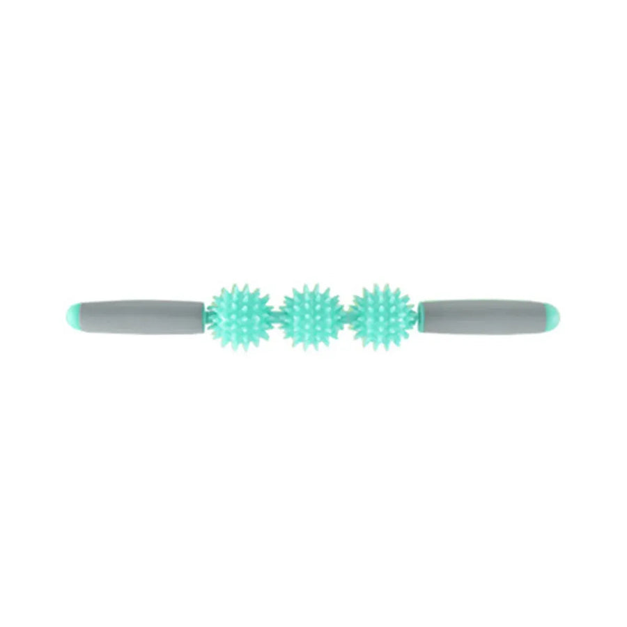 Massage Exercise Roller Yoga Stick for Muscle Fitness Home Gym - Green