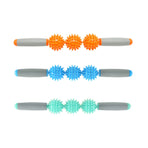 Massage Exercise Roller Yoga Stick for Muscle Fitness Home Gym - Green