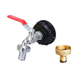 Water Tank Adapter Connector Hose Pipe Fitting Garden Tap Fuel Converter Use - Front View