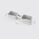 Kitchen  Faucet  Holder  Soap Sponges Caddy Organizer Storage Rack Sink Basket - Close-Up Angle