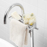 Kitchen  Faucet  Holder  Soap Sponges Caddy Organizer Storage Rack Sink Basket