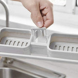 Kitchen  Faucet  Holder  Soap Sponges Caddy Organizer Storage Rack Sink Basket - Extra Image