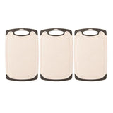 3PCS Wheat Straw Cutting Board Kitchen Chopping Board for Vegetables Meat Fruit