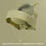 2.2L Large Capacity Pet Water Fountain with Food Bowl Auto Circulation Filtered - 45-Degree Angle