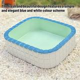 Small Pet Water Food Bowl Non Slip Durable for Birds Small Animals - Top-Down View