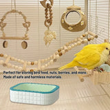Small Pet Water Food Bowl Non Slip Durable for Birds Small Animals - Extra Image